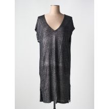 TANIT CODE - Robe mi-longue noir en lin - Femme - Taille 34 - Modz