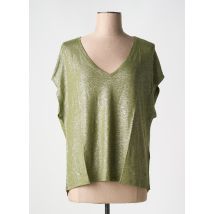 TANIT CODE - T-shirt vert en lin - Femme - Taille 36 - Modz