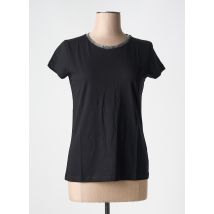 TANIT CODE - T-shirt noir en coton - Femme - Taille 40 - Modz