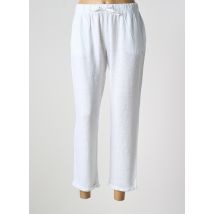 TANIT CODE - Pantalon droit blanc en lin - Femme - Taille 36 - Modz