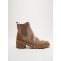 MAM'ZELLE - Bottines/Boots beige en textile - Femme - Taille 37 - Modz