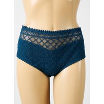 LOUISA BRACQ - Culotte haute bleu en polyamide - Femme - Taille 44 - Modz