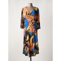MASAI - Robe mi-longue orange en viscose - Femme - Taille 44 - Modz
