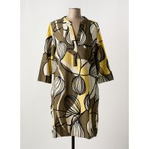 MASAI - Robe mi-longue vert en coton - Femme - Taille 40 - Modz