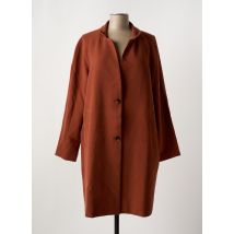 NOA NOA - Manteau long marron en polyester - Femme - Taille 42 - Modz