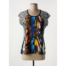 TELMAIL - T-shirt noir en polyester - Femme - Taille 40 - Modz