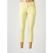 TELMAIL - Pantacourt jaune en coton - Femme - Taille 40 - Modz