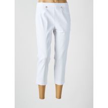 TELMAIL - Pantacourt blanc en viscose - Femme - Taille 38 - Modz