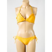 YSABEL MORA - Maillot de bain 2 pièces jaune en polyamide - Femme - Taille TU - Modz