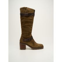 LA VIE EST BELLE - Bottes vert en cuir - Femme - Taille 38 - Modz