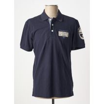 NAPAPIJRI - Polo bleu en coton - Homme - Taille S - Modz