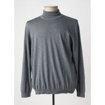 HUGO BOSS - Pull col roulé gris en laine vierge - Homme - Taille 3XL - Modz