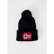NAPAPIJRI - Bonnet noir en acrylique - Homme - Taille TU - Modz