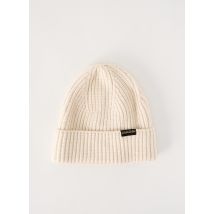 NAPAPIJRI - Bonnet beige en acrylique - Homme - Taille TU - Modz