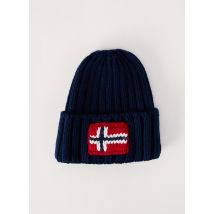 NAPAPIJRI - Bonnet bleu en acrylique - Homme - Taille TU - Modz