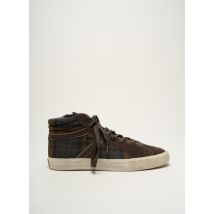 HUGO BOSS - Baskets marron en cuir - Homme - Taille 45 - Modz