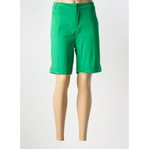 WORLD FASHION - Bermuda vert en coton - Femme - Taille 52 - Modz