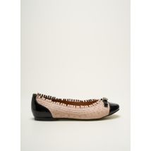 CAFE NOIR - Ballerines rose en cuir - Femme - Taille 37 - Modz