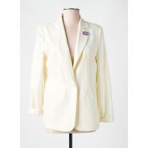 PLEASE - Blazer beige en polyester - Femme - Taille 38 - Modz