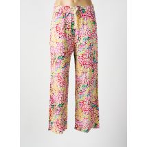 PLEASE - Pantalon large rose en viscose - Femme - Taille 40 - Modz