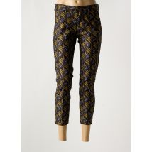 FREEMAN T.PORTER - Pantalon 7/8 jaune en coton - Femme - Taille W25 - Modz
