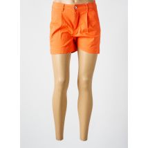 LPB - Short orange en coton - Femme - Taille 40 - Modz