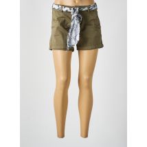 LE TEMPS DES CERISES - Short vert en coton - Femme - Taille W26 - Modz