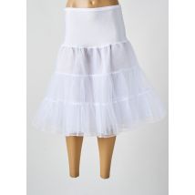 FOREVER FIFTIES - Jupe mi-longue blanc en nylon - Femme - Taille 36 - Modz