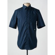 G STAR - Chemise manches courtes bleu en coton - Homme - Taille S - Modz