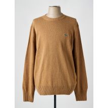 LACOSTE - Pull marron en laine - Homme - Taille L - Modz