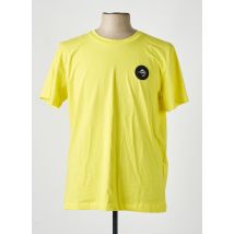 HELVETICA - T-shirt jaune en coton - Homme - Taille XL - Modz