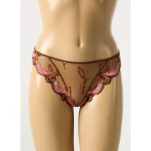 LISE CHARMEL - Tanga marron en polyester - Femme - Taille 38 - Modz