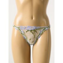 WACOAL - String bleu en polyamide - Femme - Taille 38 - Modz