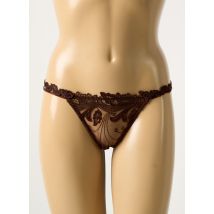 WACOAL - String marron en polyester - Femme - Taille 38 - Modz