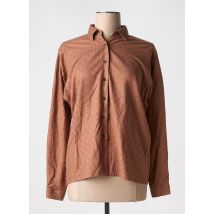 LAURENT ST CYR - Chemisier marron en coton - Femme - Taille 40 - Modz