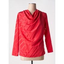 LAURENT ST CYR - Blouse rouge en polyester - Femme - Taille 40 - Modz