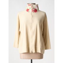 LE CHAT - Veste casual beige en coton - Femme - Taille 44 - Modz