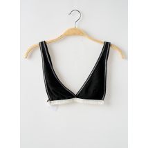 ETAM - Haut de maillot de bain noir en coton - Femme - Taille 38 - Modz