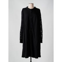 ZHENZI - Robe mi-longue noir en viscose - Femme - Taille 46 - Modz
