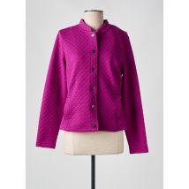 BRANDTEX - Veste casual violet en coton - Femme - Taille 44 - Modz