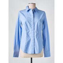 YEST - Chemisier bleu en coton - Femme - Taille 36 - Modz