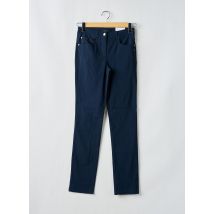 BRANDTEX - Pantalon slim bleu en viscose - Femme - Taille 36 - Modz