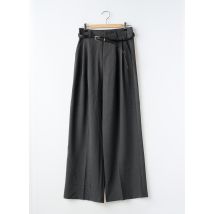 FEELKOO - Pantalon flare gris en polyester - Femme - Taille 34 - Modz