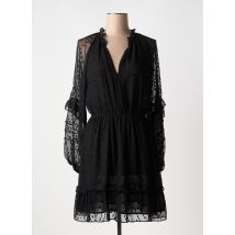 CHARLIOR - Robe mi-longue noir en polyester - Femme - Taille 36 - Modz
