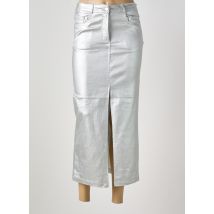 ATELIER DE MILA - Jupe longue argent en viscose - Femme - Taille 38 - Modz