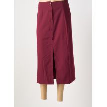 CERISE BLUE - Jupe longue rouge en polyester - Femme - Taille 36 - Modz