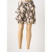 ONLY - Jupe courte beige en polyester - Femme - Taille 42 - Modz