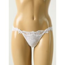 COTTON CLUB - String blanc en polyamide - Femme - Taille 36 - Modz