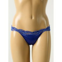 COTTON CLUB - String bleu en polyester - Femme - Taille 36 - Modz