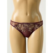 COTTON CLUB - String violet en nylon - Femme - Taille 38 - Modz
